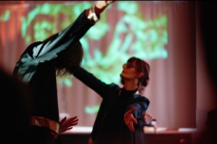 INGLAM, Krawall im All (1st draft) im Rahmen von Acting with Words, HFBK Hamburg, Februar 2025, Fotos: Lars-Ole Bastar