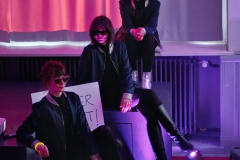 INGLAM, Krawall im All (1st draft) im Rahmen von Acting with Words, HFBK Hamburg, Februar 2025, Fotos: Lars-Ole Bastar