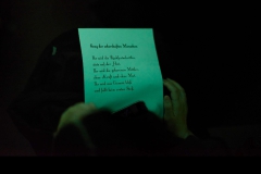 INGLAM, Krawall im All (1st draft) im Rahmen von Acting with Words, HFBK Hamburg, Februar 2025, Fotos: Lars-Ole Bastar